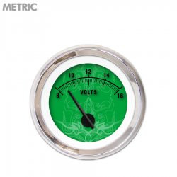 Volt Ga. - Metric Tribal Gn, Black Mod Needles, Chrome Trim Rings Style Kit DIY - Part Number: GAR290ZMXNABCC