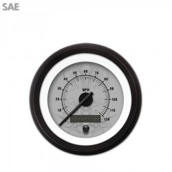 Speedo Ga. - SAE Tribal Grey, Black Mod Needles, Black Trim Rings Style Kit DIY - Part Number: GAR291ZEXHACCC