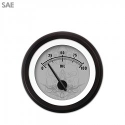 Oil Pressure Ga. SAE Tribal Grey, Black Mod Nedl, Black Trm Rings Style Kit DIY - Part Number: GAR291ZEXJACCC