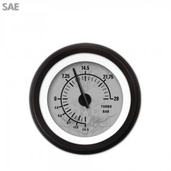 Turbo Ga. - SAE Tribal Grey, Black Mod Needles, Black Trim Rings Style Kit DIY - Part Number: GAR291ZEXMACCC