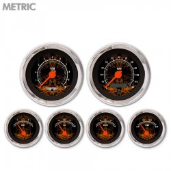 6 Ga. Set w/ebm-Met Tribal Black Or Accents, Or Mod Nedl, Chrom Rngs~ Kit DIY - Part Number: GAR293ZMARABCH