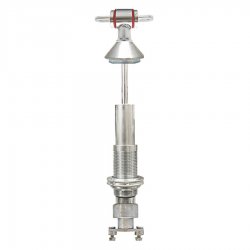 223mm Coilover Shock - Crossbar to Stud Plate - Part Number: HEXSHX15223CD