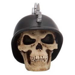Mohawk German Helmet Skull Custom Shift Knob - Part Number: ASCSN06024