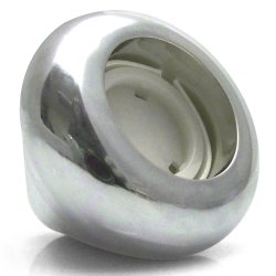 Billet Nostalgic Push Button Custom Shift Knob - Medallion Insert Not Included - Part Number: ASCSN13005