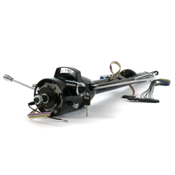 33" Black Steering Column Automatic with Built in Ignition Switch - Part Number: HEXSTCOLK1B