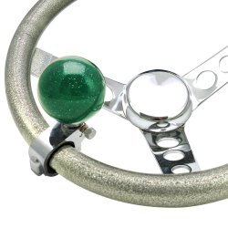 Grn Old Skool Series Adjustable Suicide Brody Knob Translucent w/ Metal Flake - Part Number: ASCBA08007