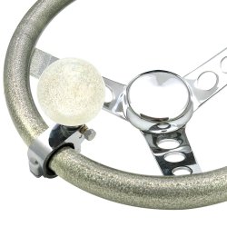 Clear Old Skol Ser Series Cust Adj Suicide Brody Knob Translucent w/ Metal Flake - Part Number: ASCBA08004