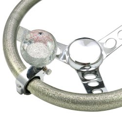 Clear Spider Adjustable Suicide Brody Knob Translucent with Metal Flake - Part Number: ASCBA09003