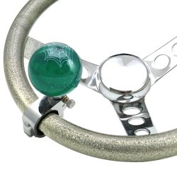 Green Spider Adjustable Suicide Brody Knob Translucent with Metal Flake - Part Number: ASCBA09007