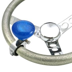 Blue Retro Series Adjustable Suicide Brody Knob Translucent with Metal Flake - Part Number: ASCBA10006