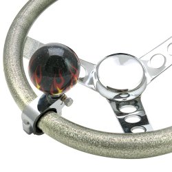 Black Flame Custom Adjustable Suicide Brody Knob Opaque with metal flake - Part Number: ASCBA11002