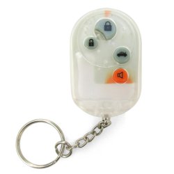 Clear 4 Button Remote Face Plate with Buttons - Part Number: AUTTRX4C1