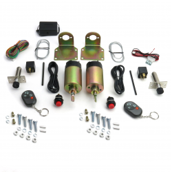 80 Lb Remote Shaved Door Popper Kit with Poppers - Part Number: AUTSVPRO74P