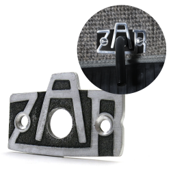 Volkswagen ZAR Fuel Lever Emblem for Early VW’s (Splits and Ovals) - Part Number: VPAE06