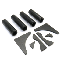 Mustang II Crossmember Pin and Gusset Brace Set - Pair