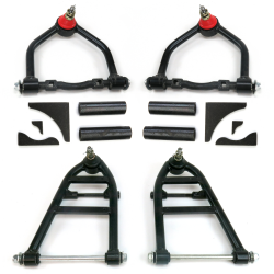 Mustang II Tubular Control Arm Set with Gussets - Part Number: HEXCAS002