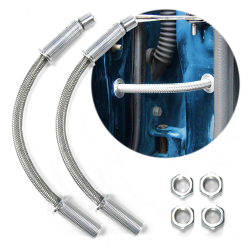 12 Inch Stainless Steel Door Loom (1 Pair) - Part Number: KICDLOOMBL