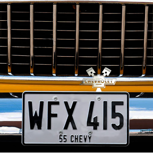 Chevrolet License Plate Toppers