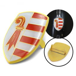 VW Coat of Arms of Jura Hood Badge Crest - Part Number: VPAHC030