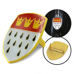 VW Cologne Flag / Crest (Koln) Hood Badge  - Part Number: VPAHC052