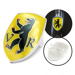 VW Coat of Arms of Appenzell Ausserrhoden Hood Badge Crest - Part Number: VPAHC022