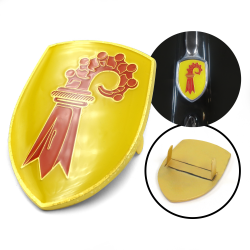 VW Coat of Arms of Basel-Landschaft Hood Badge Crest - Part Number: VPAHC023