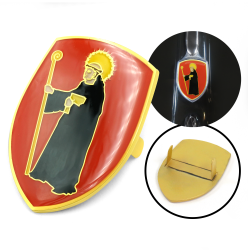 VW Coat of Arms of Glarus Hood Badge Crest - Part Number: VPAHC028