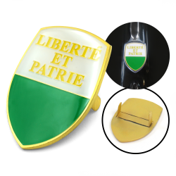 Volkswagen VW Coat of Arms of Vaud Hood Badge Crest - Part Number: VPAHC043