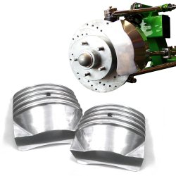 GM Brake Caliper Finned Cover - Pair - Part Number: VPABRC01