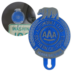 AAA Honor Member License Plate Topper - Part Number: VPALPT018