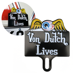 Flying Eye Ball License Plate Topper - Part Number: VPALPT011