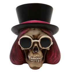 Willy Wonka Skull Custom Shift Knob and Topper - Part Number: ASCSN06016
