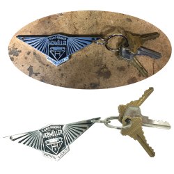 Volkswagen Hebmuller VW KeyChain - Black - Part Number: VPAKCA7