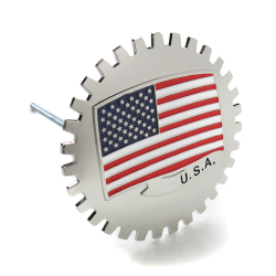 UltraEmblem “’U.S.A.” Grill Emblem Badge - Part Number: AUTFGE08