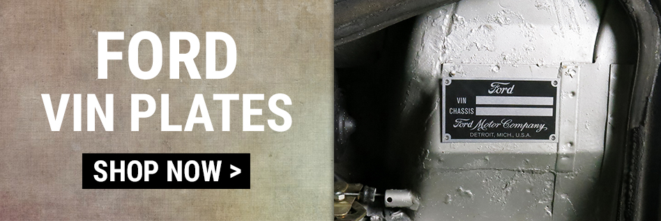Early Ford VIN Plates